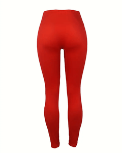 Mallas de cintura alta con logotipo personalizado, mallas para yoga, mallas deportivas personalizadas, mallas de LICRA para mujer para fitness - Product Image 4