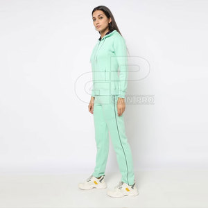 Chándal informal para mujer, sudadera y pantalones, ropa deportiva de dos piezas, conjunto de entrenamiento, chándal de moda para mujer, traje para correr - Product Image 2