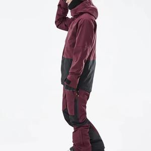 ชุดสกีสำหรับผู้ชายขนาดพิเศษสวมใส่สบายน้ำหนักเบาทำจากวัสดุทนทานและมีฮู้ดคอเสื้อ - Product Image 4