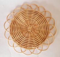 Nouveauté : Sets de table tressés écologiques en rotin et jacinthe d'eau, grands, faits main, style américain moderne pour salle à manger