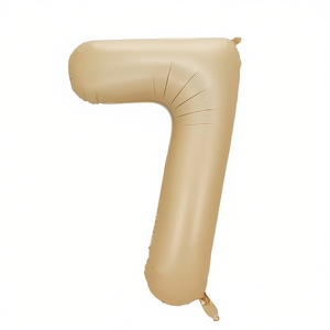 Palloncini Numero Caramello N7 100 Cm, Confezione da 12 Pezzi - Product Image 2