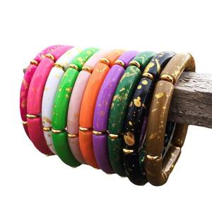 Brazalete de Resina Moderno para Mujer, Joyería de Diseño Elegante Hecha a Mano, Brazalete de Resina y Pulsera de Resina - Product Image 4