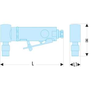 Amoladoras Neumáticas Facom, Amoladora Angular con Mandril de 6 mm - Product Image 2
