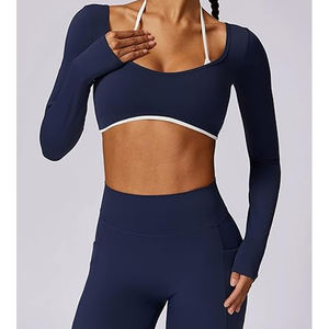 2026 Zip Tracksuit Sexy High Waist Workout Active Wear Sports Bra Jacket Leggings Sets Long Sleeve Women 3 Piece Yoga Set - Product Image 5