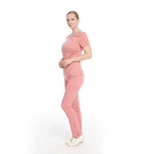 Top Quality Nursing <b>Scrubs</b> Hospital Uniforms Set Short Sleeve Custom <b>Nurse</b> <b>Scrubs</b> Uniform - Product Image 4