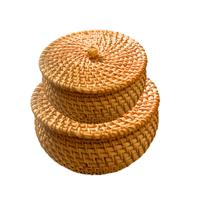 Multi-Purpose Storage for Tools Cleaning Supplies and More RATTAN BASKET Great for <b>Storing</b> Household Essentials - Product Image 1