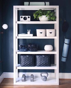 กล่องเก็บของพลาสติกสี่เหลี่ยมสไตล์ทันสมัยวัสดุ PP ทนทานพร้อมที่จับถุงจัดระเบียบในครัวเรือนที่มีประสิทธิภาพสำหรับเก็บอาหาร - Product Image 5