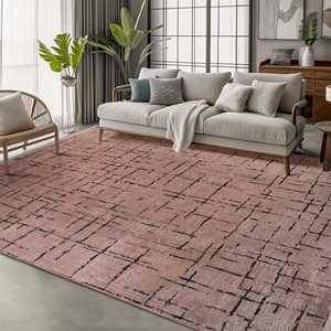 Tapis d'intérieur en chenille douce Netline Home NT201, lavable en machine, marron-NT201-Marron - Product Image 4