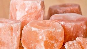 หิมาลายันที่ใส่เทียนหอมรูปดวงตา1กก. ที่ใส่เกลือแบบเดี่ยวที่ใส่เทียนชาแบบมีไฟ - Product Image 3