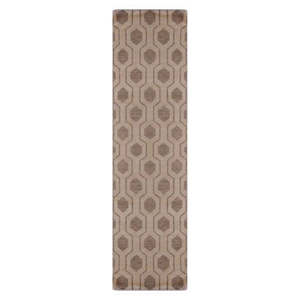 พรมดีไซน์อินเดียสมัยใหม่แบบพิเศษ ขนาด 9'10 x 2'6 - Product Image 1