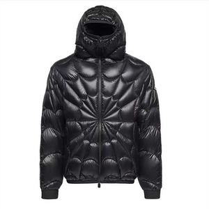 Veste bouffante légère pour hommes fabriquée au Pakistan motif personnalisé Streetwear à capuche de haute qualité longue fermeture éclair de Style extérieur - Product Image 6
