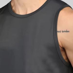Camiseta sin mangas con hombros caídos para hombre, corte de moda de gran tamaño, proveedor de fábrica OEM - Product Image 6