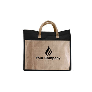 2024 vente en gros sac de jute laminé écologique Logo personnalisé toile de jute réutilisable lin plage toile de jute Shopping sacs fourre-tout pour une utilisation en extérieur pour l'exportation - Product Image 2