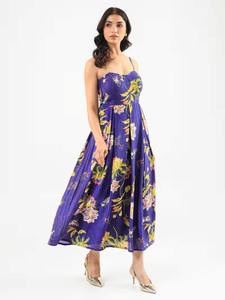 Vestido de verano de algodón indio hecho a mano para mujer elegante sin mangas ropa de fiesta personalizada novia regalo de boda estilo informal - Product Image 3