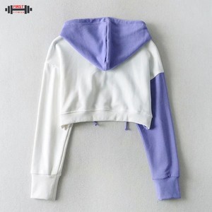 เสื้อครอปมีฮู้ดแขนยาวสำหรับผู้ชายเสื้อครอปแบบสวมหัวมีสไตล์ INS เลือก300gsm ฤดูหนาว - Product Image 3