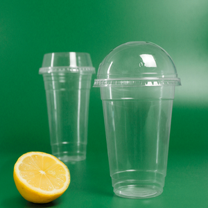 Vente en gros de gobelets jetables en plastique transparent à paroi unique, gobelets en PP d'une capacité de 14 à 24oz pour boissons froides, thé au lait - Product Image 1