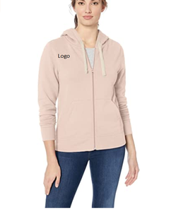 Sudadera con capucha de lana de felpa para mujer, ropa informal de talla grande con cremallera completa, disponible en stock, para invierno - Product Image 6
