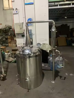 Équipement de distillation d'alcool en acier inoxydable 304 de 200 L avec pompe à moteur pour la fabrication de whisky et de rhum, chauffage électrique