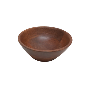 Fancy Wooden Sering Bowl Hand Crafted Round Shape Brown Color Kitchenware Food Serverware Bowl Hot Selling <b>Dinnerware</b> Use - Product Image 5