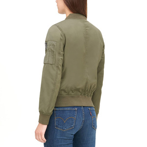 Veste Softshell imperméable d'hiver de bonne qualité avec logo imprimé personnalisé pour femmes isolée avec fermeture à glissière - Product Image 4