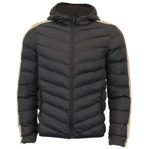 2022 logotipo personalizado para hombre invierno nueva chaqueta de gran tamaño burbuja Abrigo acolchado con capucha con tela de lona reflectante - Product Image 3
