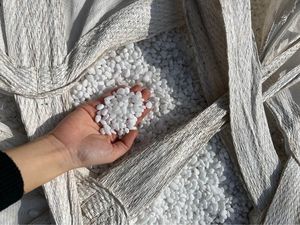 Natural Round Cobble Pebbles Snow <b>White</b> Stone Originating From Vietnam Polished Finish for Exterior Application - Product Image 4