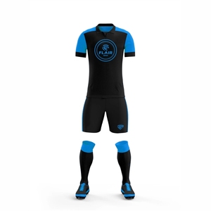 Best Quality Custom Design Soccer Jersey Uniform Sets 100% Polyester Breathable Comfort Automated Cutting Short OEM Service - Product Image 2