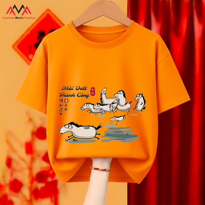 Vietnamese Made Men's Printed Graphic Design Short Sleeve Regular Fit Casual <b>T</b>-<b>Shirt</b> with TC (Terylene-Cotton Blend) Fabric - Product Image 6