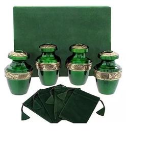 Venta al por mayor de urnas de cremación funeraria para adultos para cenizas humanas, urna de estilo occidental de cremación de aluminio y metal de India - Product Image 1