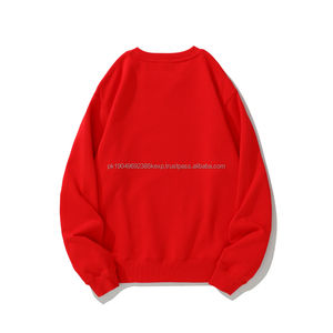 Mode impression personnalisée pull coton France éponge hommes sweats à capuche sans ficelle sans poche bord coupé ourlet brut sweats à capuche - Product Image 4