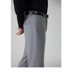 กางเกงสูทผ้าลูกฟูกไซส์ใหญ่สำหรับผู้ชาย สไตล์ลำลองแบบสมาร์ท  เป็นมิตรกับสิ่งแวดล้อม ป้องกันรอยยับ เหมาะสำหรับฤดูหนาว เนื้อผ้าหนา เอวสูง สำหรับใส่ทำงาน รุ่น BD - Product Image 5