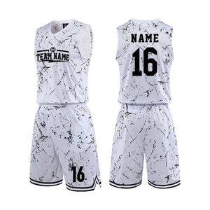 Último Diseño, Uniformes de Baloncesto de Talla Grande, Transpirables, con Estampado Digital 100% Poliéster - Product Image 5