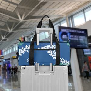 กระเป๋าสำหรับผู้หญิงกระเป๋ากีฬาเดินทางผ้าอ๊อกซ์ฟอร์ดโพลีเอสเตอร์กันน้ำความจุขนาดใหญ่พับได้พร้อมรองเท้าผ้าใบ - Product Image 5