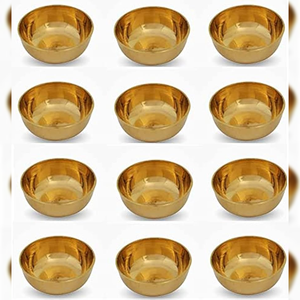 Bols en métal de haute qualité utilisés pour servir des desserts et du chocolat purement faits à la main et utilisés pour la décoration aussi - Product Image 4