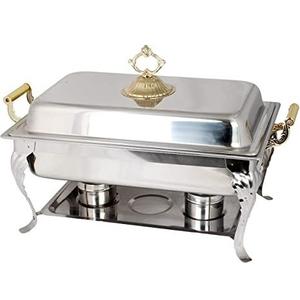 Elegante Olla Térmica para Servir Alimentos con Tapa de Color Marrón, Ideal para la Mesa del Comedor, Buffet y Ocasiones Festivas - Product Image 2