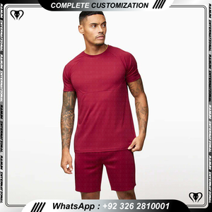 Ensembles courts d'été deux pièces de haute qualité pour hommes, vêtements de sport décontractés personnalisés, ensembles de jogging et shorts pour hommes - Product Image 2