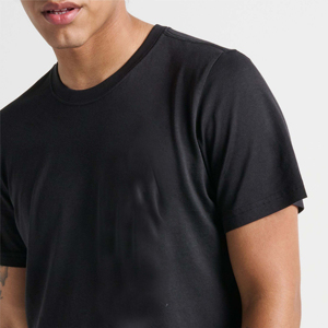 100% algodón 180gsm camiseta de gran tamaño para hombre con manga corta lisa y hombros caídos logotipo personalizado ropa de calle con patrón sólido - Product Image 5