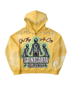 Sweat à capuche décontracté tendance en coton 100% pour l'hiver, avec options de motifs imprimés - Personnalisez vos besoins - Product Image 4