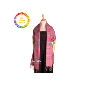 Bufanda de sensación de Cachemira elegante Unisex suave al tacto envoltura de otoño e invierno de moda con técnica de costura Floral recuerdo perfecto - Product Image 6