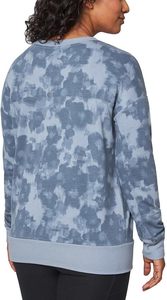 <b>Women's</b> <b>Lightweight</b> 100% Cotton Fleece Pullover <b>Sweatshirt</b> Anti-Shrink Active Top Rhinestone Detail Winter Spring Summer - Product Image 5