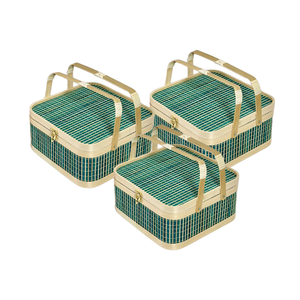 สินค้าขายดีตั้งแต่ปิกนิกจนถึงปัจจุบัน: กระเช้าของขวัญไม้ไผ่อเนกประสงค์ - Product Image 1