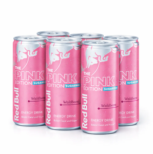 Red Bull The Pink Edition Sabor a Bayas Silvestres Waldbeere, 24 Latas de 250ml con 0.1g de Sal por 100ml para Equilibrio Electrolytico - Product Image 4