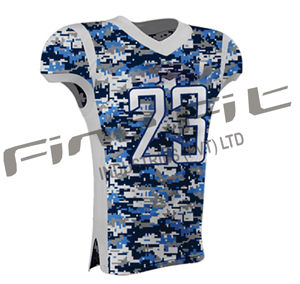 Camiseta de fútbol americano personalizada para hombre, ropa de equipo juvenil ligera de talla grande con ajuste cómodo, diseño sublimado de manga corta - Product Image 2