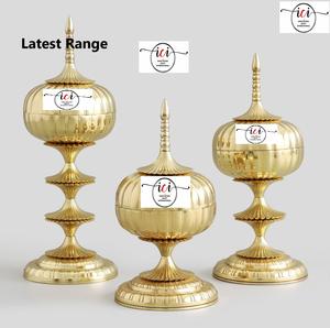 Hot Selling Brass Tabletop Serving Bowl Dry Fruit Storage Box for Home Wedding Restaurant Ramadan <b>Party</b> Tableware <b>Decorations</b> - Product Image 2