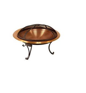 สวนกลางแจ้งบาร์บีคิวหลุมไฟชามลานเครื่องทําความร้อนเหล็กFirepit Log BurnerโลหะBrazier - Product Image 1