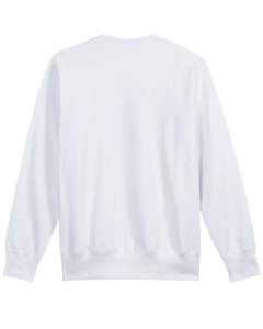Sweat-shirt en polaire blanc pour homme, col rond, pull à manches longues, coton doux, décontracté, chaud pour l'hiver, conception personnalisée OEM - Product Image 2