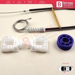 BWR647 Power Window Regulator Repair Set Front Left Door for A3 MK1 8L 8L1 1996-2003 4/5 Door 8L4837461 - Product Image 4