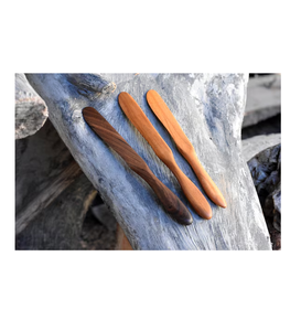 Épandeur de couteaux à beurre d'arachide en bois naturel écologique - Product Image 4