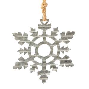 Elegant Polished Metal Christmas <b>Hanging</b> <b>Ornament</b> For Tree Decoration And Festive Interior Styling Design - Product Image 4