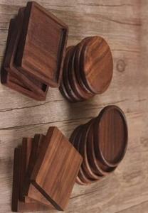 ที่รองแก้วไม้เสร็จแบบโบราณพร้อมที่จับที่ดีที่สุดสำหรับการขึ้นบ้านใหม่และขององค์กรที่รองแก้ววอลนัทจากผู้ผลิตที่ดีที่สุด - Product Image 3